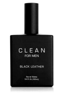 Clean For Men Black Leather Clean