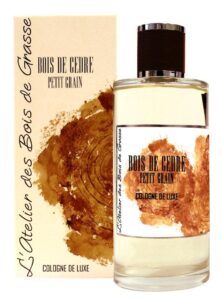 Bois de Cedre Petitgrain L’Atelier des Bois de Grasse
