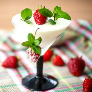 Mousse de dulce de leche