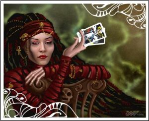 Mme. Moriarty Misfortune Teller Black Phoenix Alchemy Lab