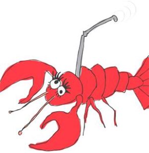 Lobster Cellphone Smell Bent