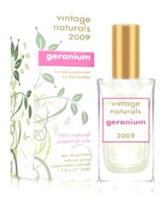 Vintage Naturals 2009 Geranium Demeter Fragrance