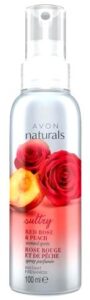Sultry Red Rose & Peach Avon