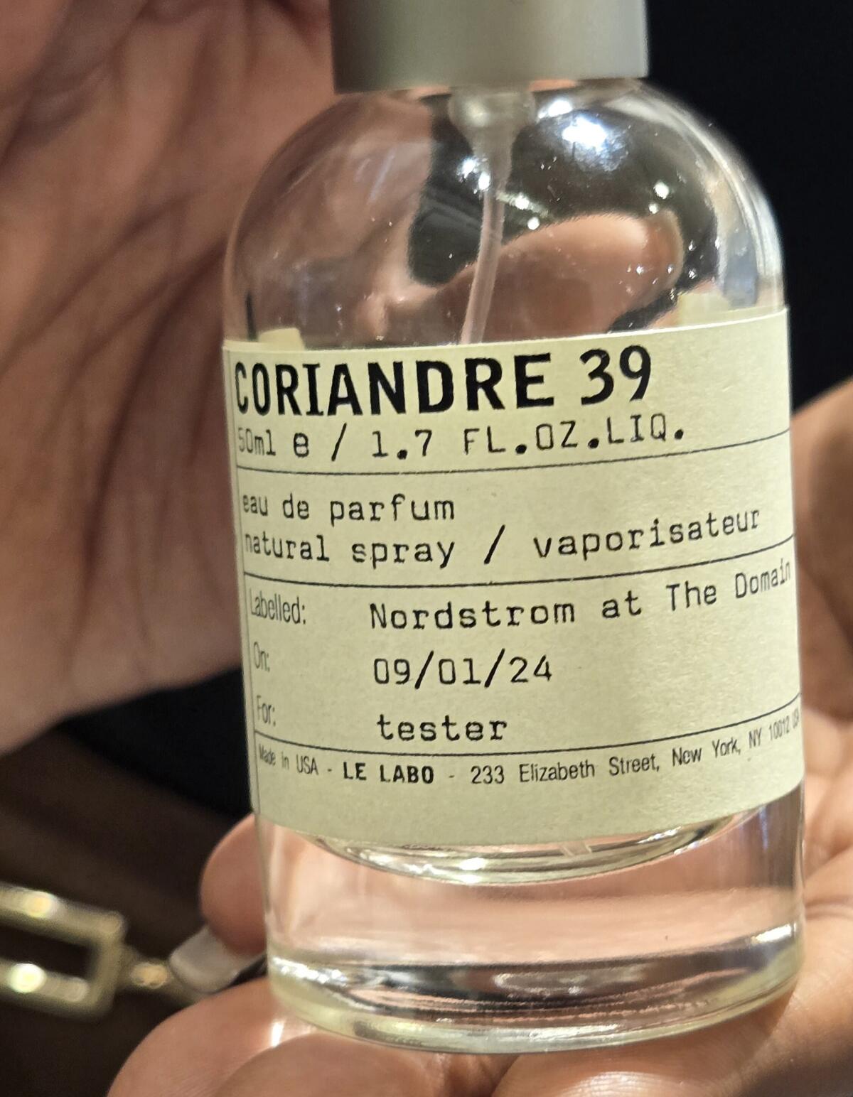 Coriandre 39 Le Labo para Hombres | Parfumistas